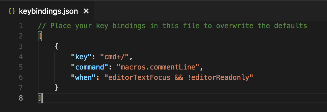Making VSCode Like IntelliJ After Line Commented The Cursor 